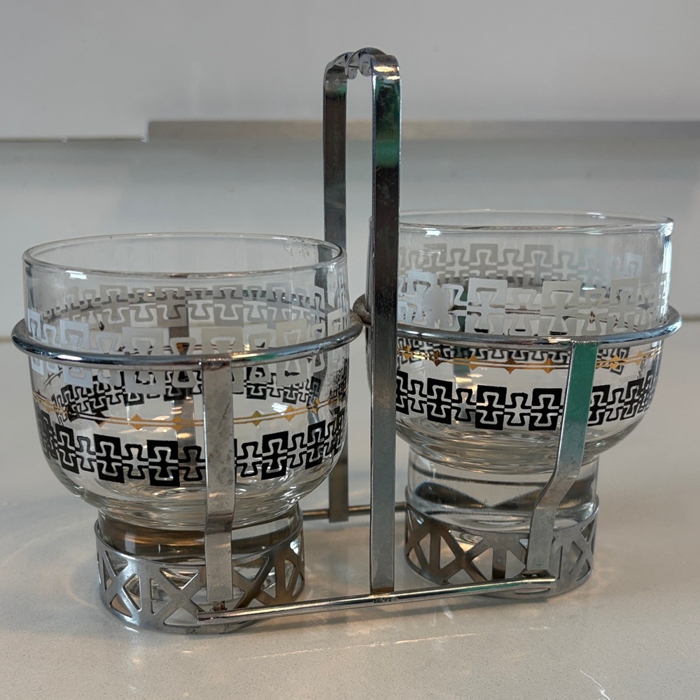 Vintage Libby condiment/snack holder
